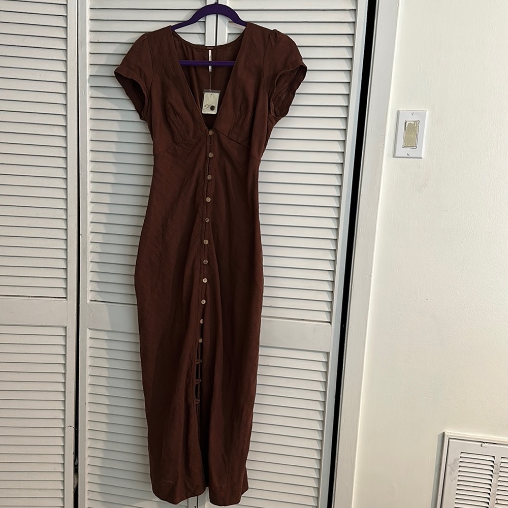 Free People Midi Dress NWT